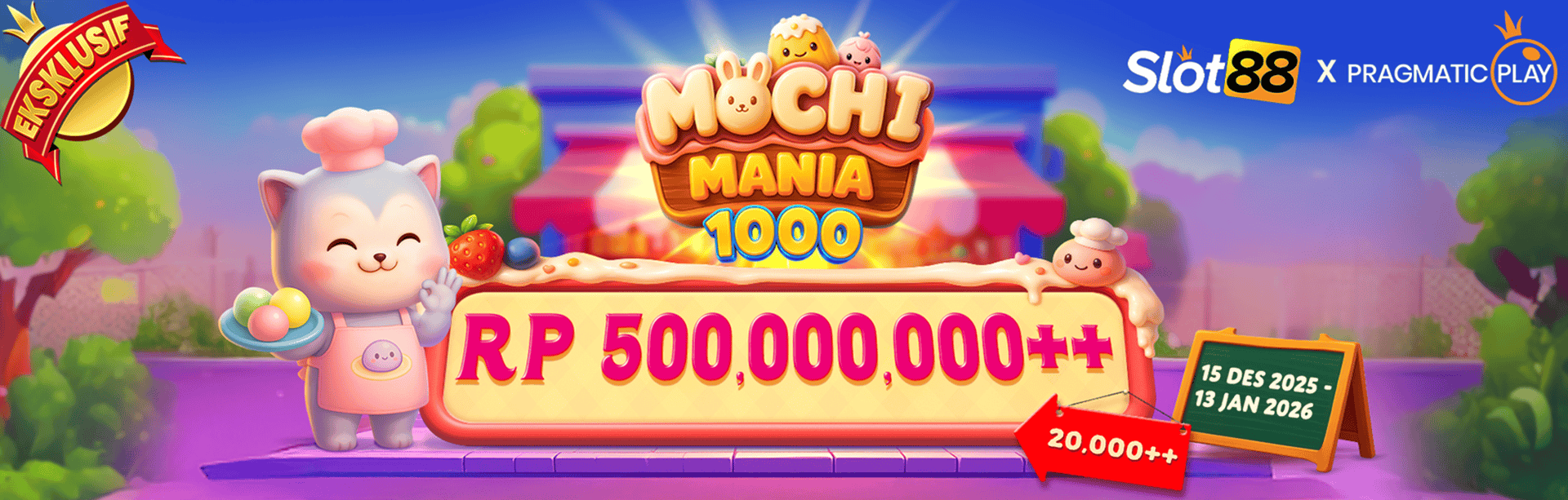 SLOT88 X PP - SLOT88: MOCHI MANIA 1000 BAGI KADO!