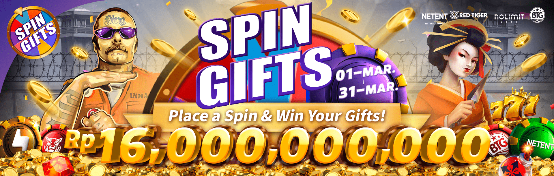 NLC,NE,RT,BTG - SPIN GIFTS PROMO MARCH 2025