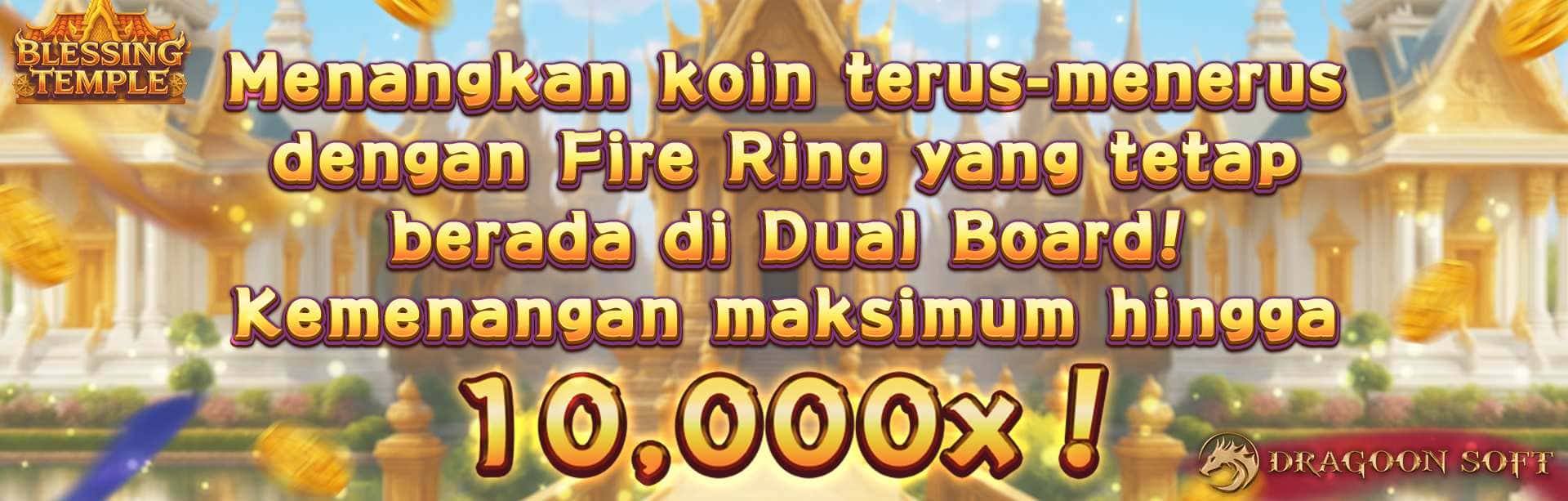 DRAGOONSOFT - BLESSING TEMPLE GAME PROMO BANNER