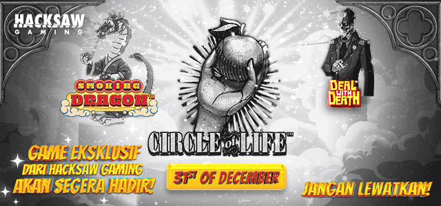 HACKSAW - CIRCLE OF LIFE GAME PROMO BANNER 