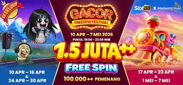 SLOT88 X PP - GACOR FREESPIN FESTIVAL
