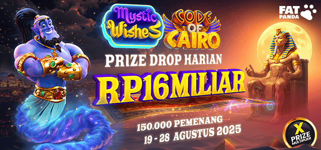 FAT PANDA - CODE OF CAIRO & MYSTIC WISHES DAILY PRIZE DROPS